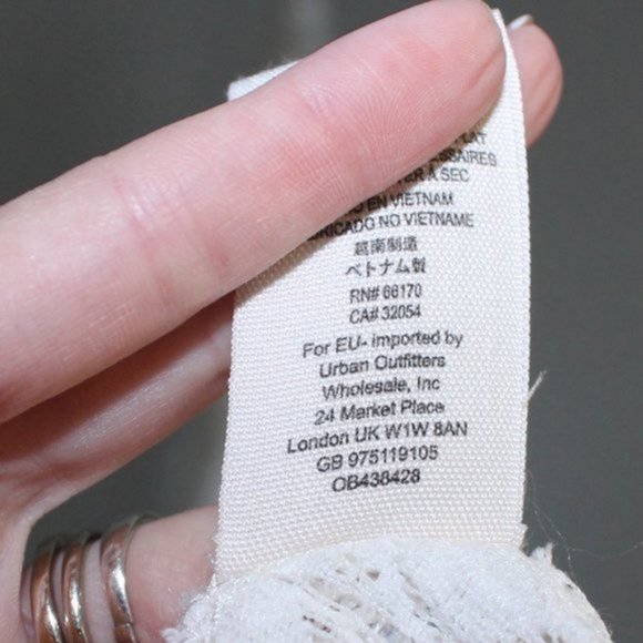 Free People Maisie Lace Peplum Tank Top White S-M - Picture 16 of 16